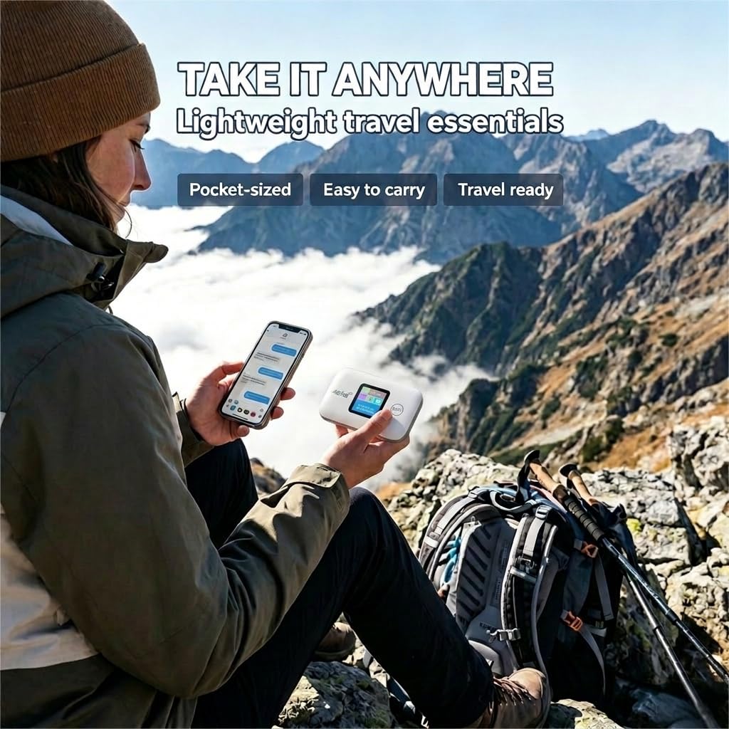 Portable 300Mbps High Speed 4G Mobile WiFi Hotspot , Unlocked Supports Up to 12 Devices