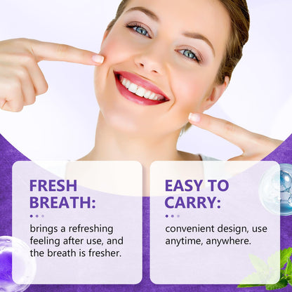 Probiotic Oral Spray for Long-Lasting Freshness, Alcohol-Free Travel-Sized Breath Spray