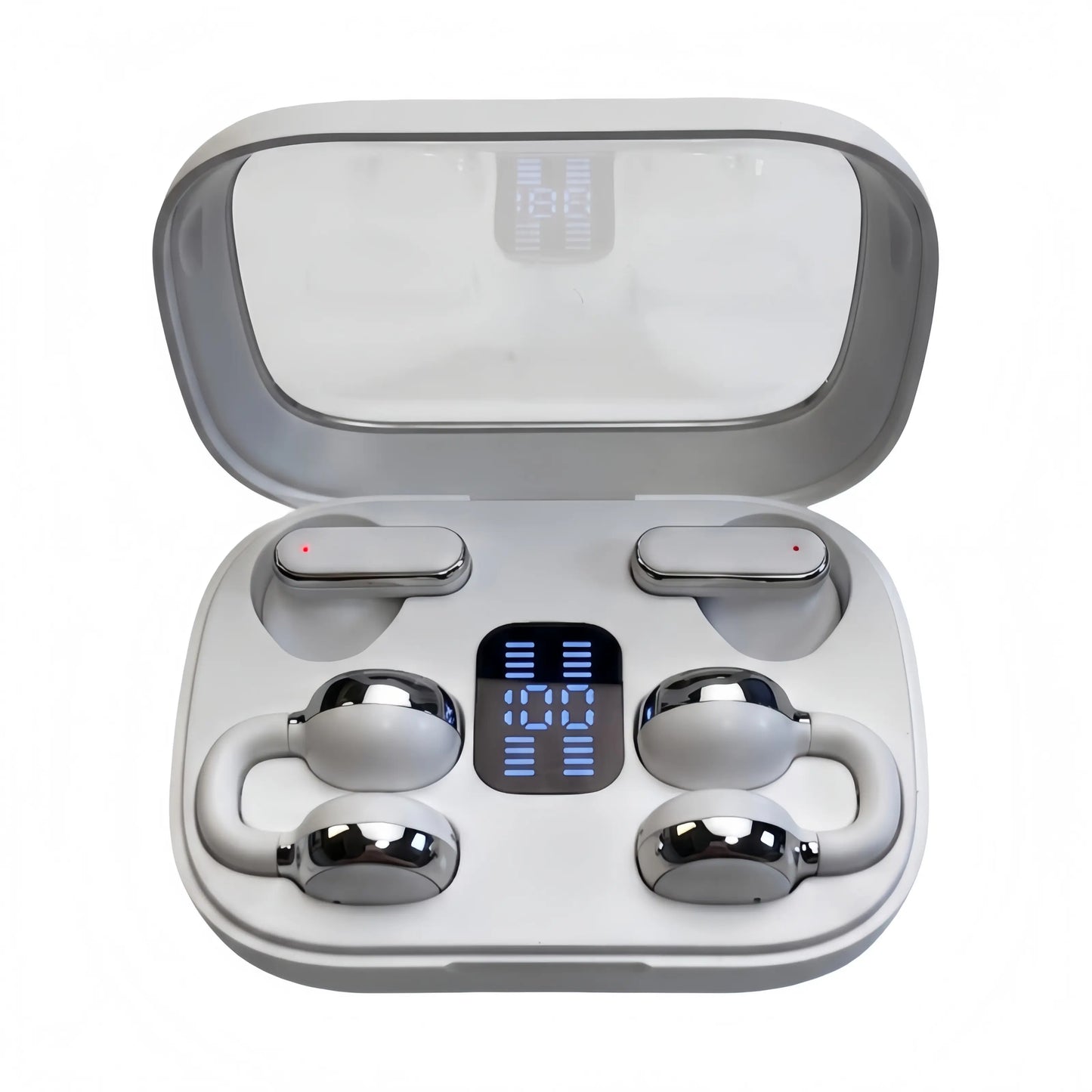 Fluffdrip Q10 2 Pairs in 1 Case Wireless Earbuds Bluetooth TWS Headphones
