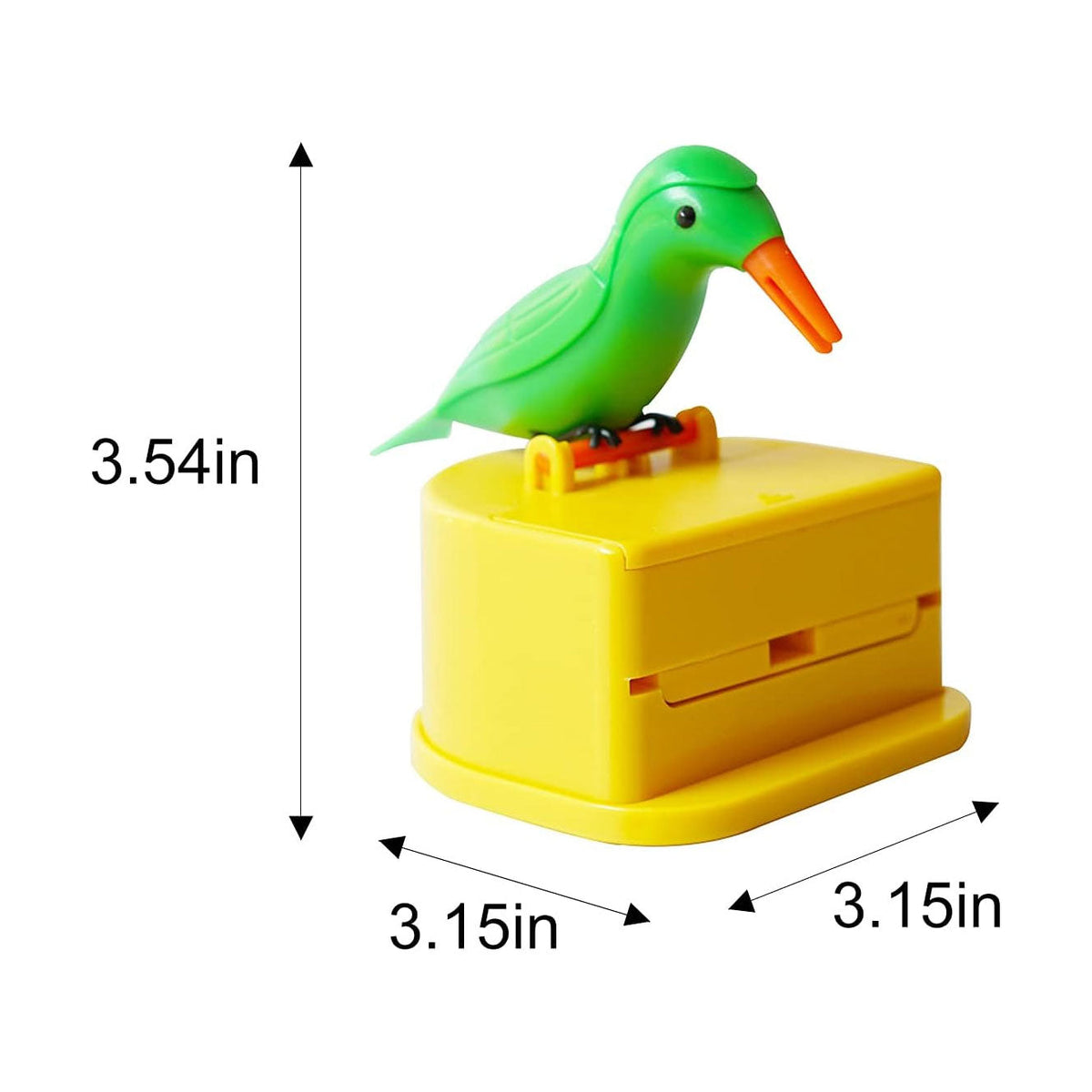 2 Pack Automatic Bird Shape Toothpick Holder Dispenser - Cute Kitchen Countertop Organizer