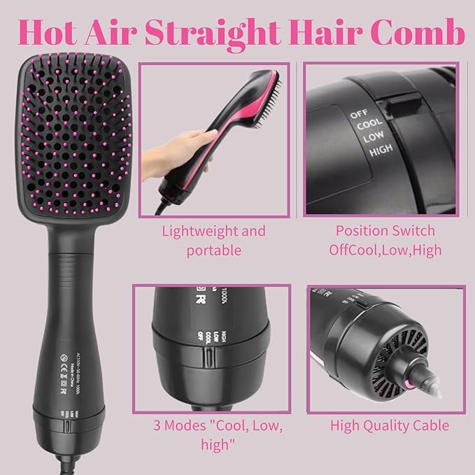 3 in 1 One Step Hair Dryer and Styler Hair,Dryer Brush Blow Dryer Brush in One