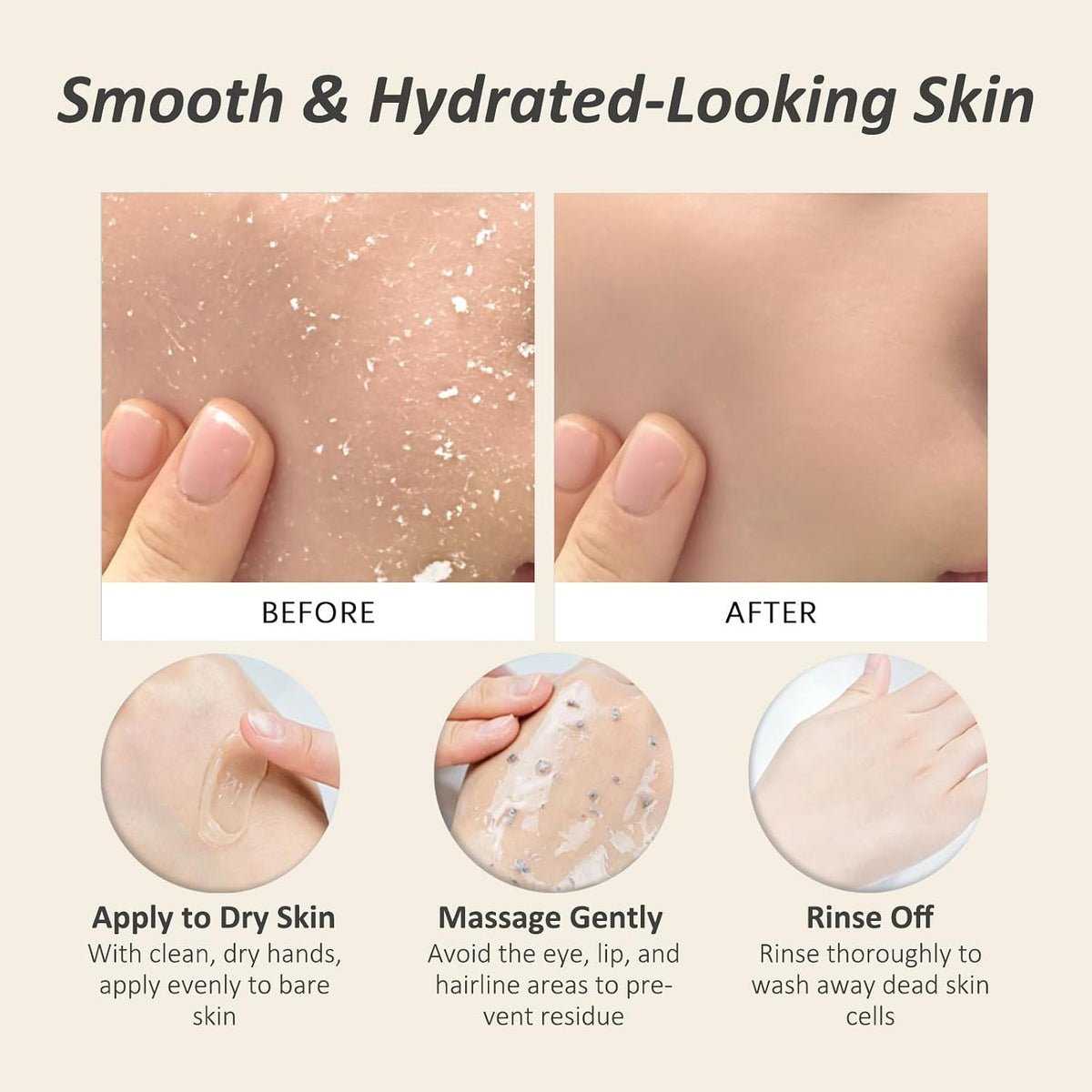 Triple Enzyme Green Tea Exfoliating Aqua Peel Gel(100ml/3.4 fl.oz),Deep Pore Face Exfoliant, Gentle Facial Exfoliator