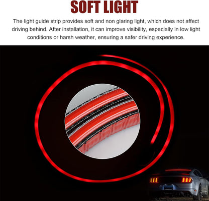Carbon Fiber-Style Flowing LED Tail Light Strip