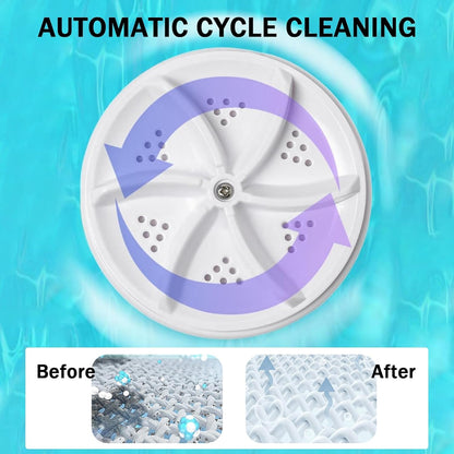 Mini portable USB Washing Machine , Sink Washing Machine Ultrasonic Turbo Washer for Clothes and Dishes
