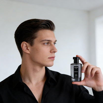 Luxury Long-Lasting G.O.A.T Perfume for Men, 80ml/2.82 Fl Oz Woody Fragrance with Lemon Ginger Rose Cedar