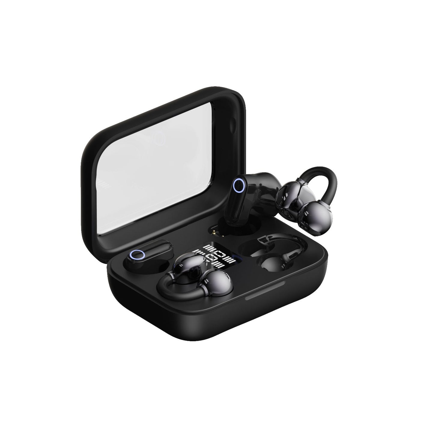 2-in-1 Bone Conduction High-quality Sound, Long Battery Life Wireless Bluetooth Earphones