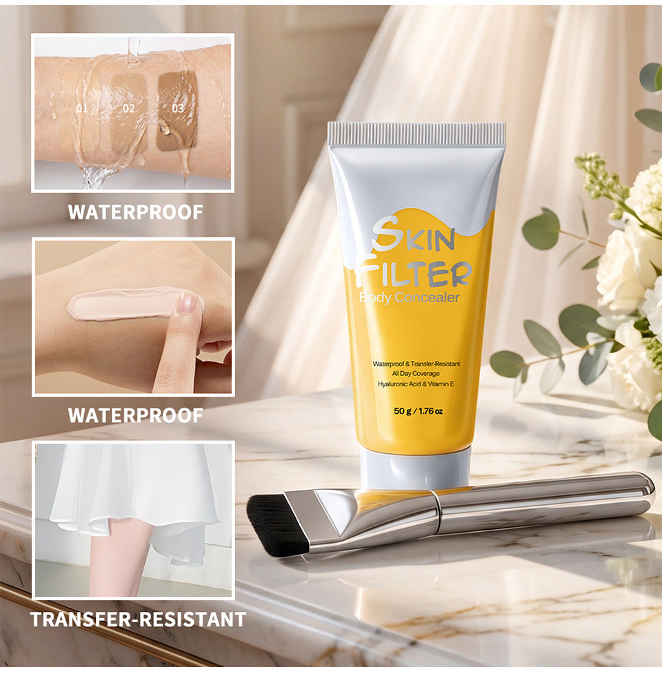Isolation Cream Primer Moisturising Brightening Makeup Base with Brush