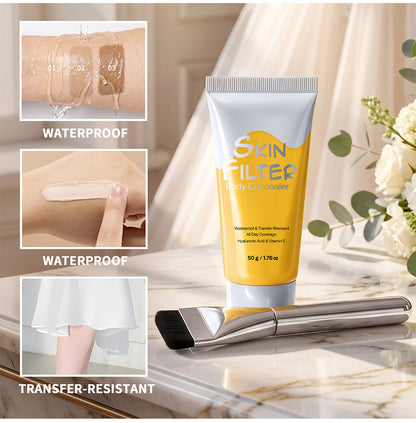 Isolation Cream Primer Moisturising Brightening Makeup Base with Brush