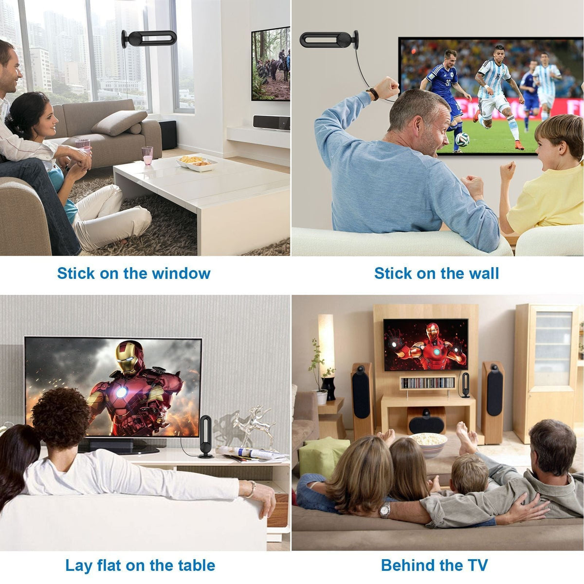 TV Antenna Indoor,560+Miles Range Digital Antenna for Smart Tv Indoor,4K 1080P