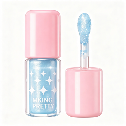 6Pcs Shimmering Lip Gloss Glossy Finish Moisturizing and Brightening