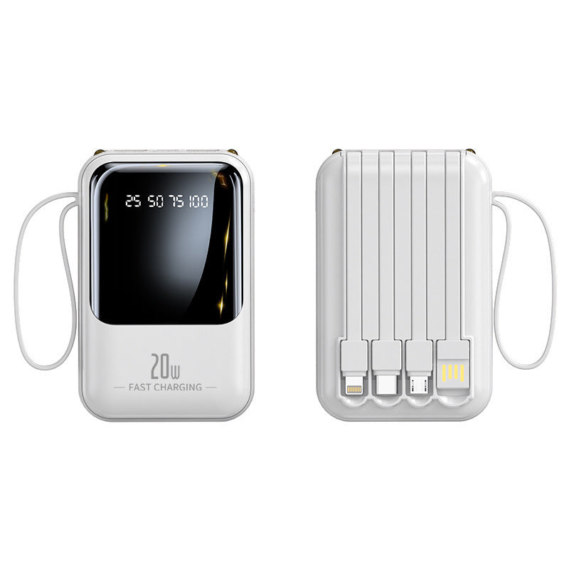 20000mAh Fast Charging Portable Power Bank for Apple and Android Devices with Smart Digital Display