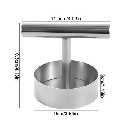 Manual Stainless Steel Burger Patty and Dough Press