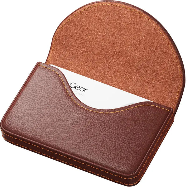 Leather Business Card Case,PocketName Card Holder Wallet for Purse
