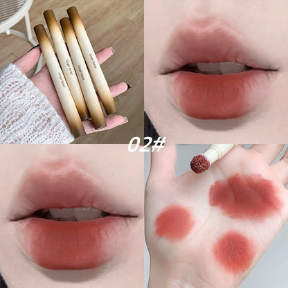 4-Piece Velvet Matte Lip Crayon Set - Waterproof,Kiss-Proof, and Smudge-Proof Lip Makeup Collection