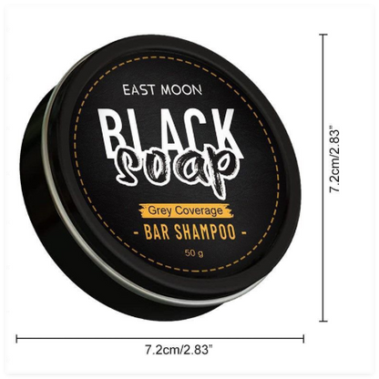 2 PCS Black Hair Soap Bar for Men and Women