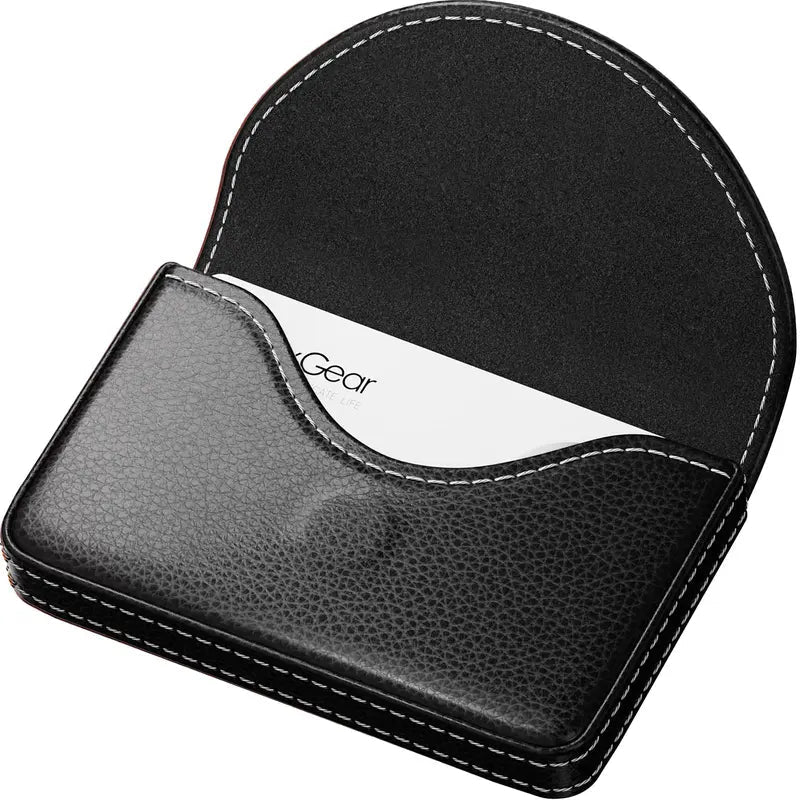 Leather Business Card Case,PocketName Card Holder Wallet for Purse