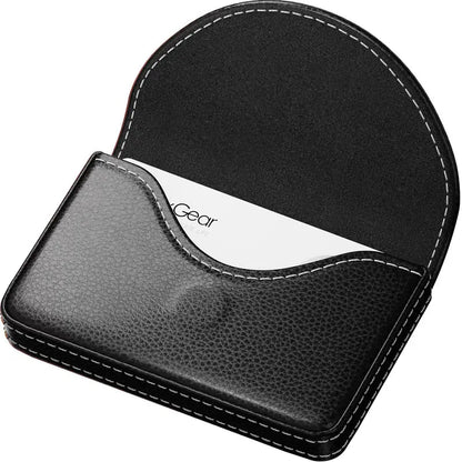 Leather Business Card Case,PocketName Card Holder Wallet for Purse