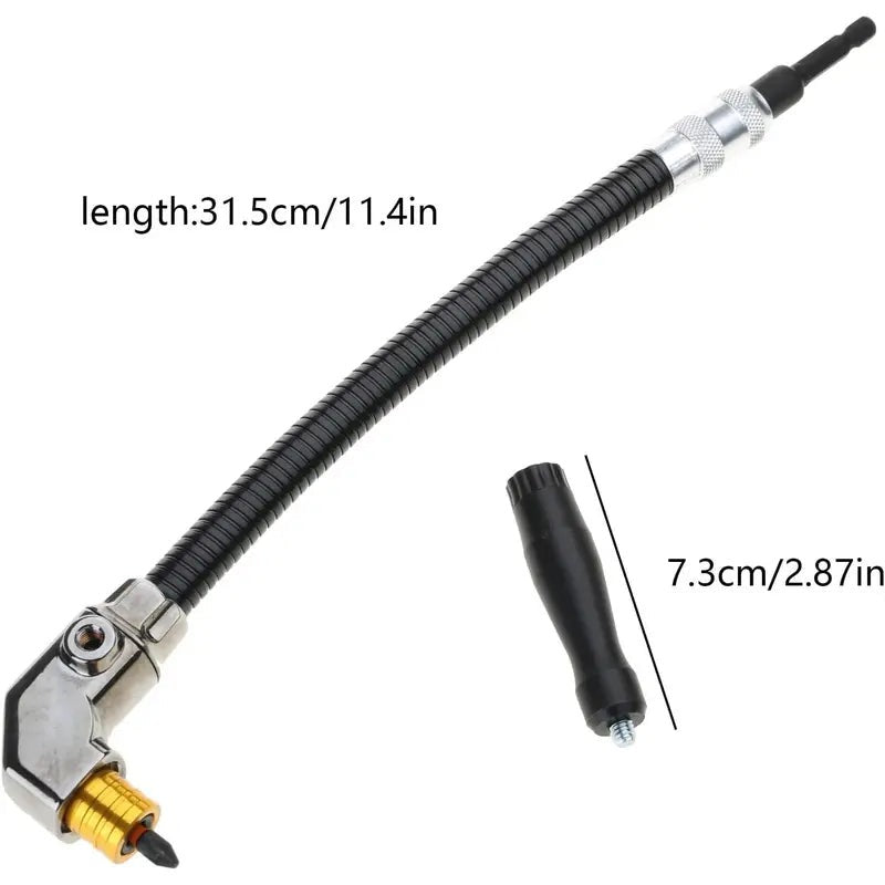 90-Degree Right Angle Drill Extension Adapter
