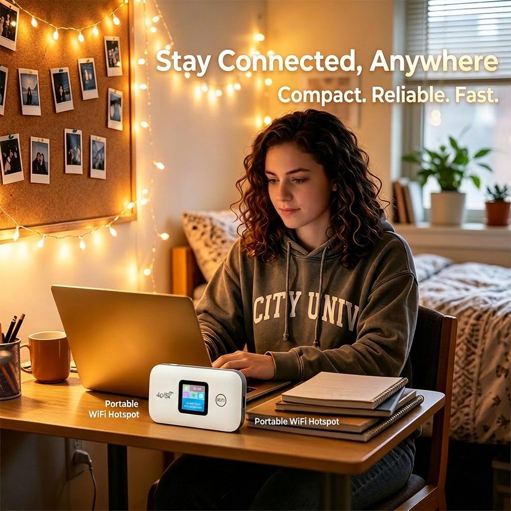 Portable 300Mbps High Speed 4G Mobile WiFi Hotspot , Unlocked Supports Up to 12 Devices