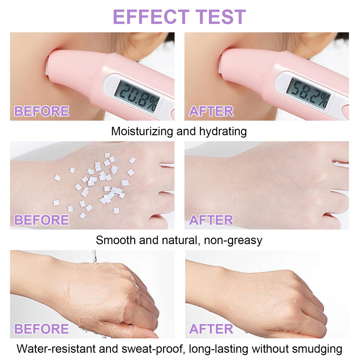 3-in-1 Color Correcting Facial Serum Moisturizing Primer SPF 50 PA+++