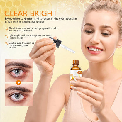 Honey Hydrating Under-Eye Essence for Moisturizing, Gentle Daily Eye Skin Care Serum