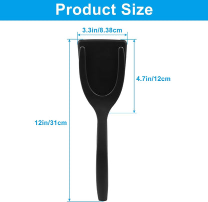 2-in-1 Grip-and-Flip Spatula Tongs (2-Piece Set)
