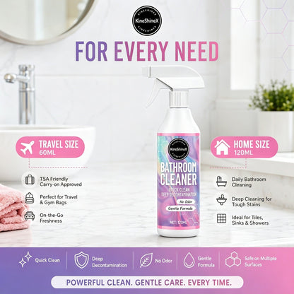 Multipurpose Cleaner,Powerful Stain Remover for Bathrooms, Water Stain Eliminator