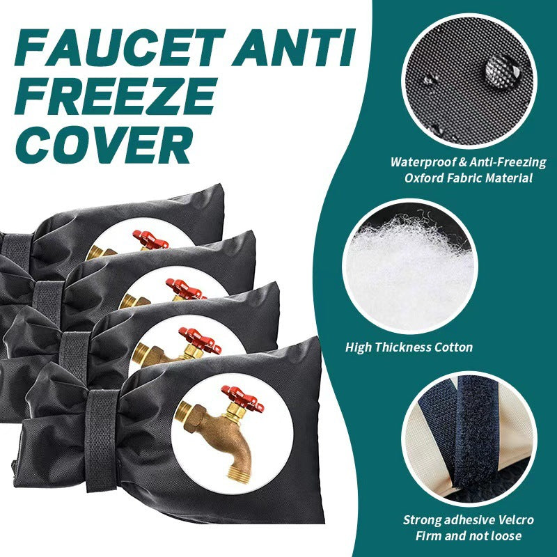 4 Pcs Winter Faucet and Spigot Anti-Freeze Protective Cover