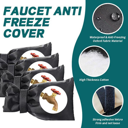 4 Pcs Winter Faucet and Spigot Anti-Freeze Protective Cover
