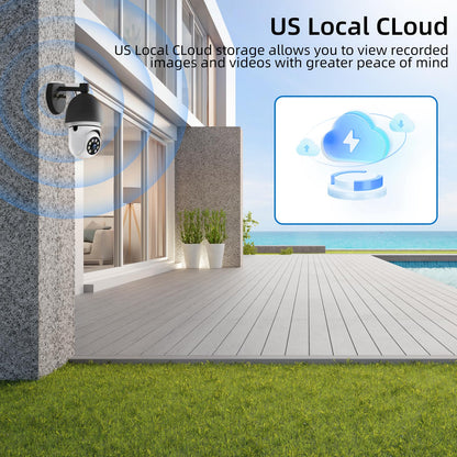 2.4GHz & 5GHz WiFi Light Bulb 1080p Security Camera Wireless Light Socket Smart Cameras