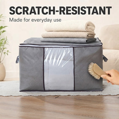 Zippered Storage Bag for Closet King Comforter,pillow, quilt, bedding,Clothes
