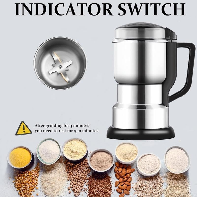 Electric Grain Grinder Multifunctional Stainless Steel Flour Mill Grinder