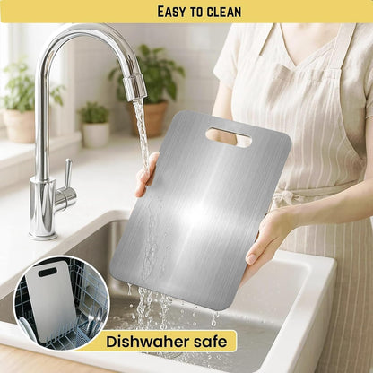 316 Stainless Steel Double-Sided Cutting Board