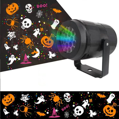 16-Pattern Adjustable-angle Holiday-themed Projector