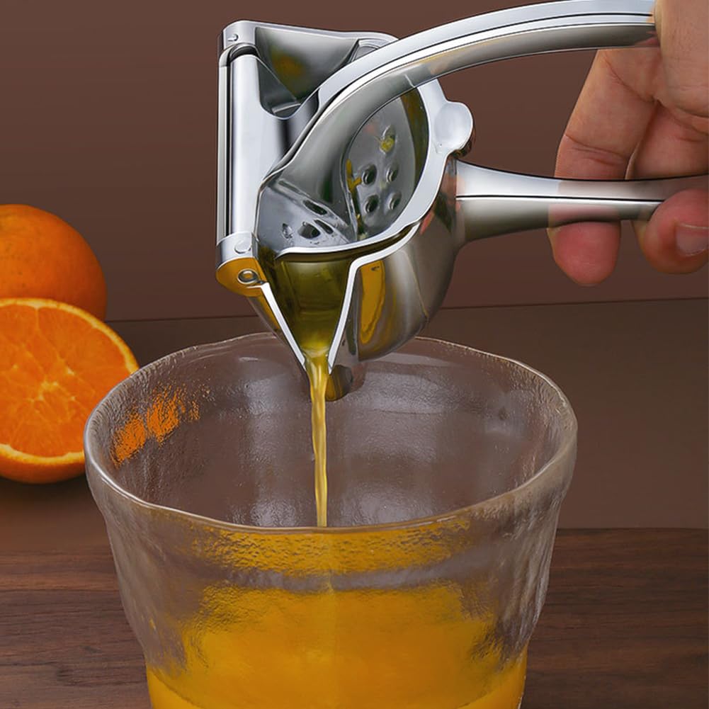 Aluminum Alloy Fresh Fruit Juice Extractor, Juice Squeezer Handheld,Ergonomic Grip