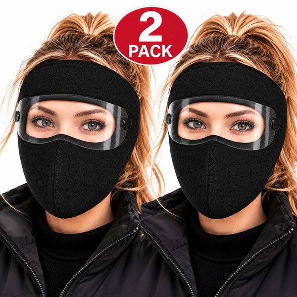 2Pcs Unisex Outdoor Cycling Dust-Proof and Breathable Protective Face Mask