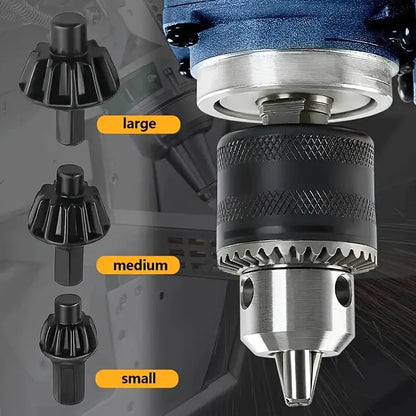 3-in-1 Ratchet Drill Chuck Key Wrench