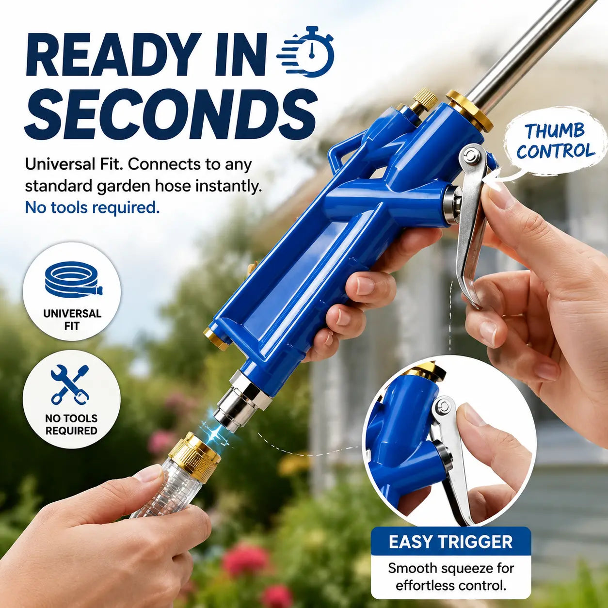 Pneumatic Air Blow Gun for Car Engine Cleaning