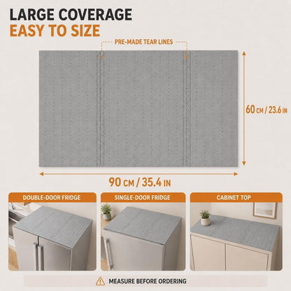Disposable Fridge Top Oil Absorbent Mat, 24* 36in Waterproof Dust Proof Pad