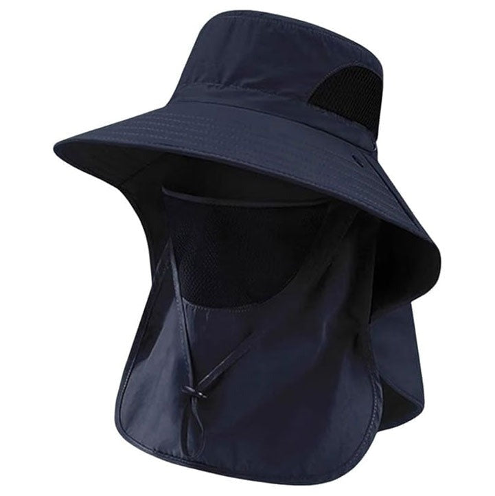 Sun Hats with Neck Flap for Men Women UV Protection Fishing UPF 50+Breathable Wide Brim Bucket