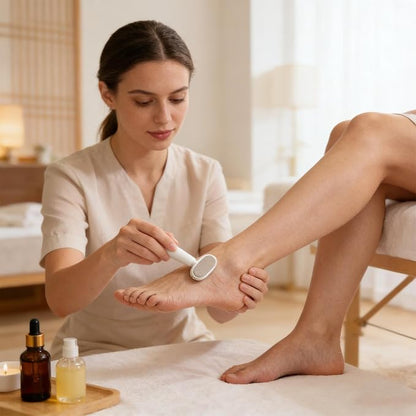 2Pcs Dual-Sided Foot Callus Remover Handheld Manual Foot Care Tool