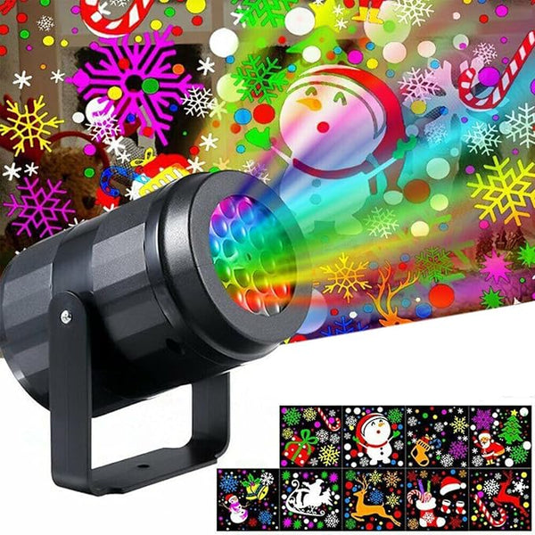 16-Pattern Adjustable-angle Holiday-themed Projector