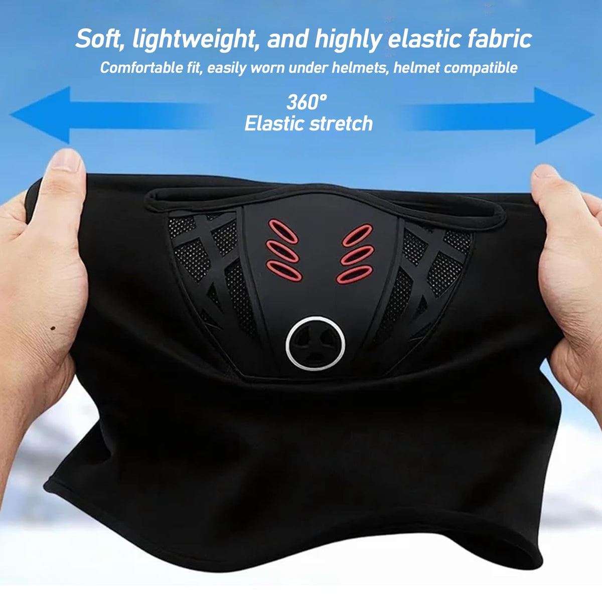 Balaclava Ski Face Mask Winter Windproof Warm Mask, Breathable Full Face Cover with Mesh Vent