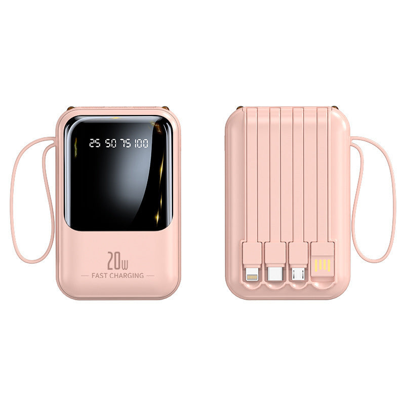 20000mAh Fast Charging Portable Power Bank for Apple and Android Devices with Smart Digital Display