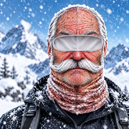 Funny Disguise Mask of an Old Person for Winter
