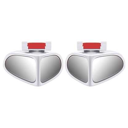 2PCS Car Blind Spot Mirror, 360 Degrees Panoramic Adjustable Wide-angle Mirror