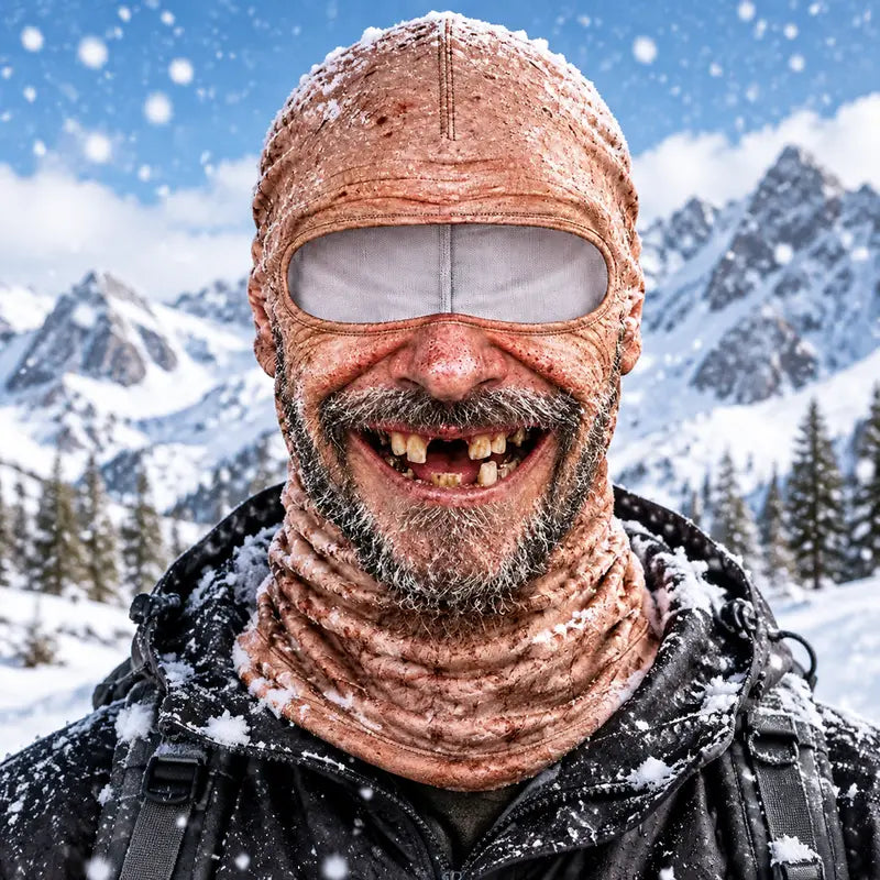 Funny Disguise Mask of an Old Person for Winter