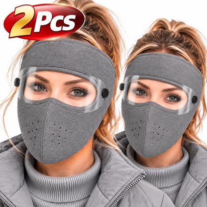 2Pcs Unisex Outdoor Cycling Dust-Proof and Breathable Protective Face Mask