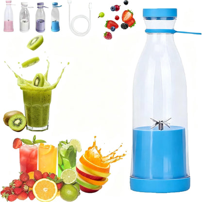 Portable Electric Juicer Bottle ,Wireless Rechargeable Trave lBlender Milkshakes Juicer