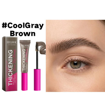 Tinted Thickening Brow Mascara,Natural-looking, Pigmented, Water-resistant, and Smudge-proof.